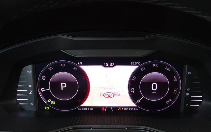 Skoda Superb cena 124900 przebieg: 106115, rok produkcji 2019 z Prabuty małe 254